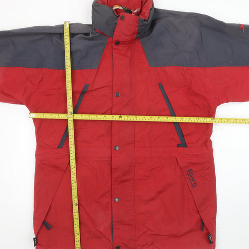 Regatta Men's Red Grey Waterproof Parka Jacket M 40in Outdoor Hiking