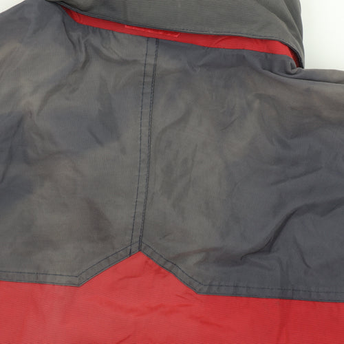 Regatta Men's Red Grey Waterproof Parka Jacket M 40in Outdoor Hiking
