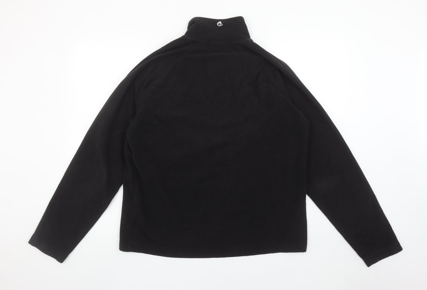 Craghoppers Men's Black Fleece 1/2 Zip Pullover Sweatshirt Size S