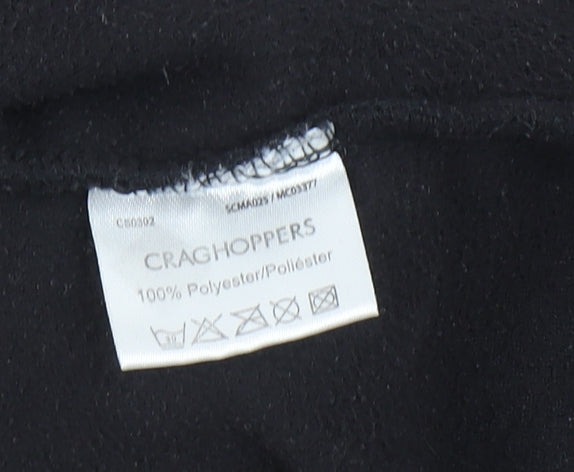 Craghoppers Men's Black Fleece 1/2 Zip Pullover Sweatshirt Size S