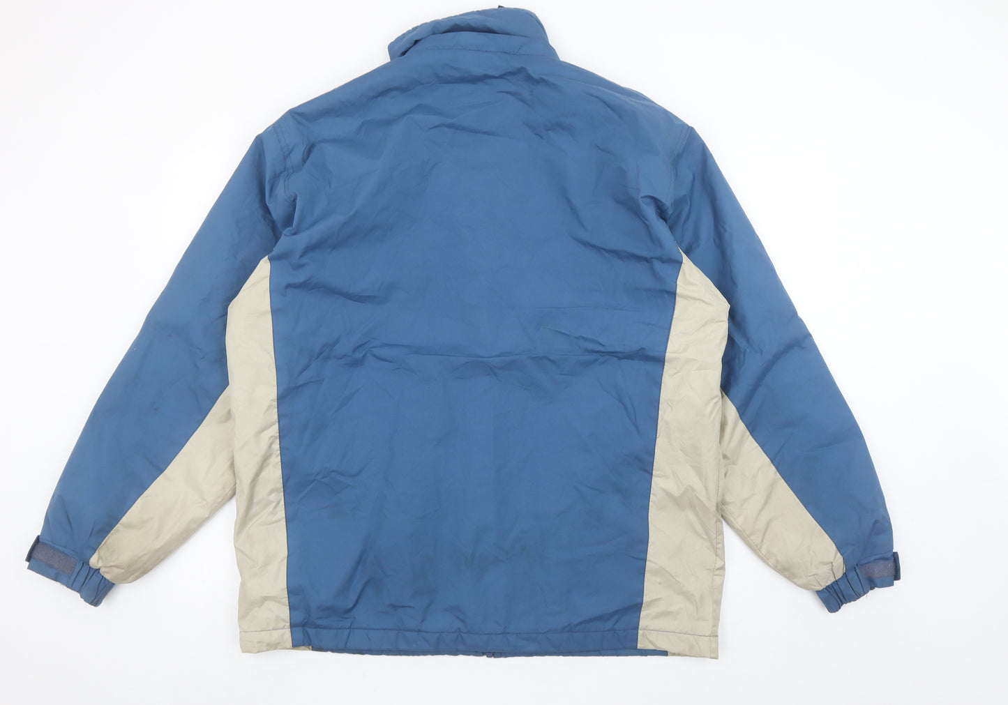 Australia Men’s Blue Windbreaker Jacket M Polyester Embroidered Logo