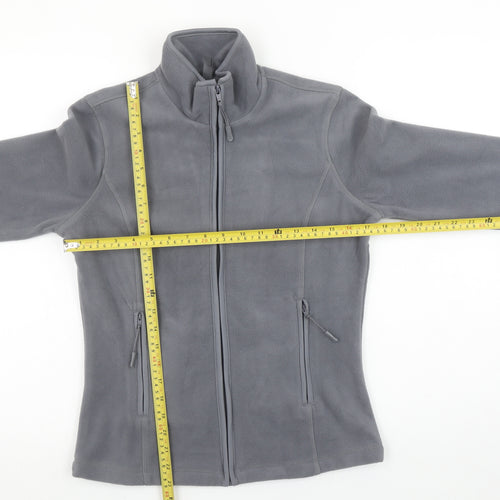 Kariban Womens Grey Fleece Full Zip Jacket Size S
