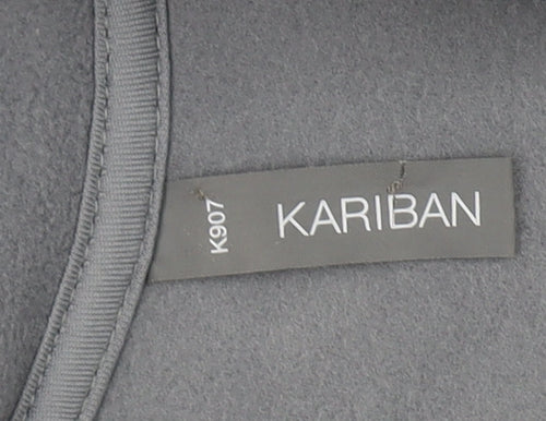 Kariban Womens Grey Fleece Full Zip Jacket Size S