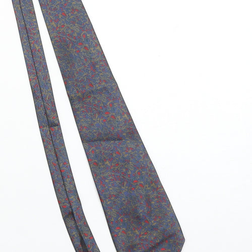 City Gold Men's Blue Paisley Silk Handmade Tie