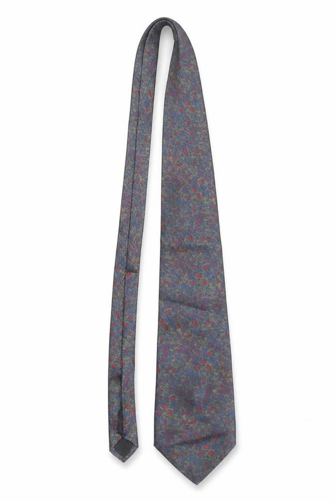City Gold Men's Blue Paisley Silk Handmade Tie