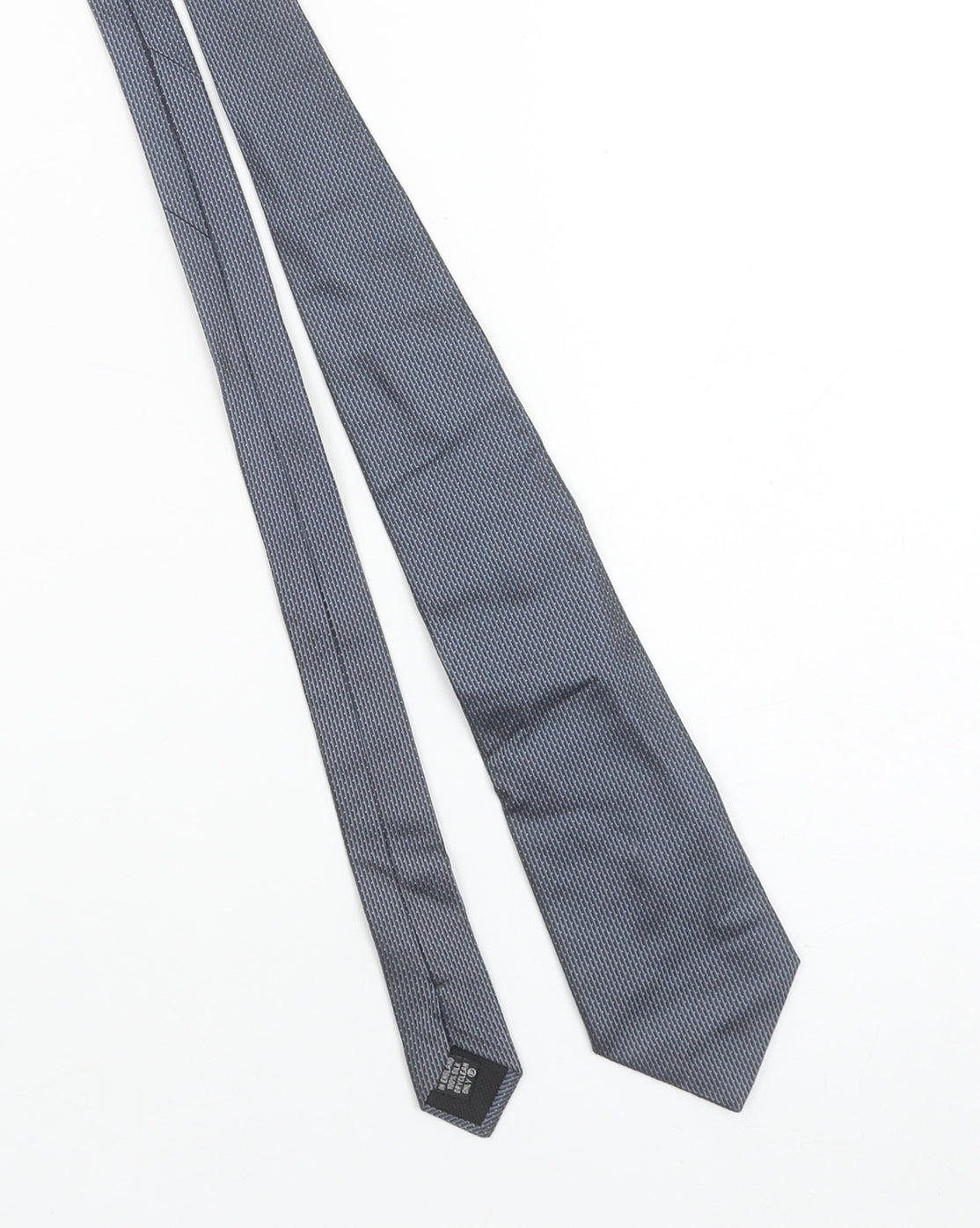 Thomas Pink Men's Grey Handmade Slim Silk Tie