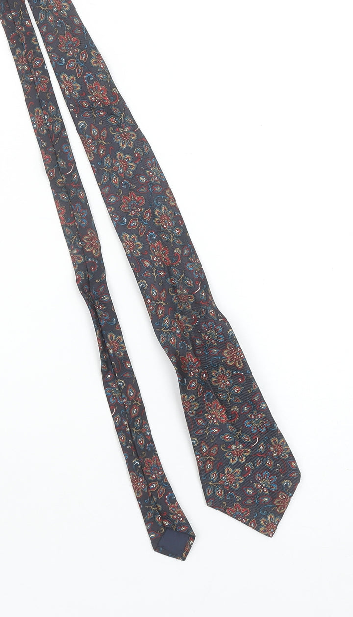 Pierre Cardin Men's Blue Paisley Silk Tie Classic Designer Style