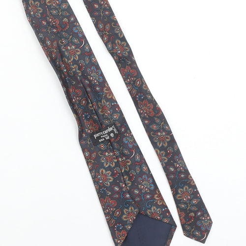 Pierre Cardin Men's Blue Paisley Silk Tie Classic Designer Style