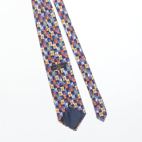 Marks and Spencer Men's Multicoloured Silk Christmas Tie