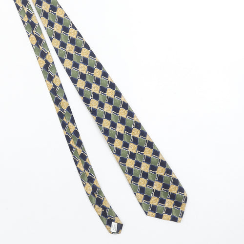 Burton Menswear Multicoloured Geometric Pointed Tie Polyester One Size