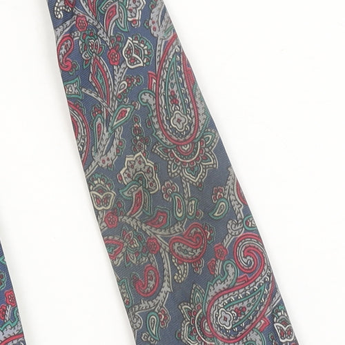 Carlo Colombo Men's Blue Paisley 100% Silk Italian Tie