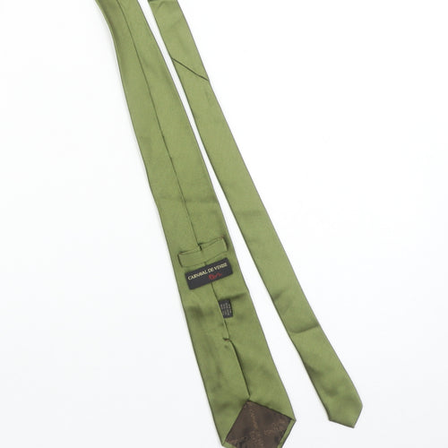 Carnaval De Venise Men's Green Silk Pointed Tie