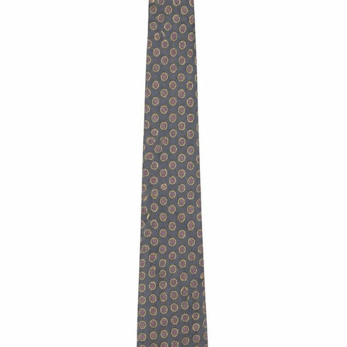 Debenhams Classics Men's Grey Silk Floral Pattern Tie