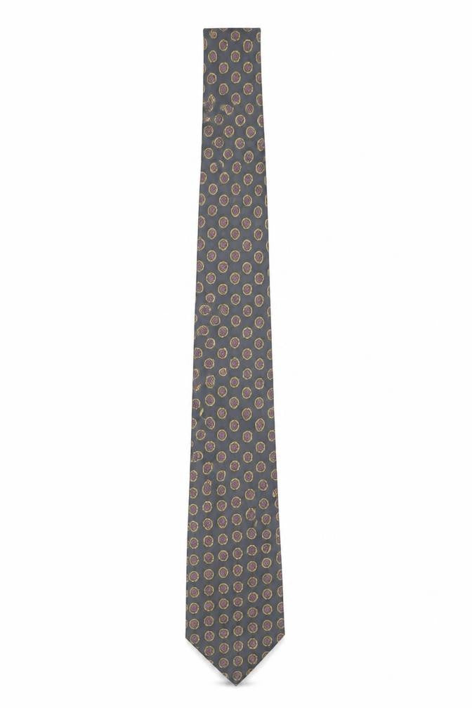 Debenhams Classics Men's Grey Silk Floral Pattern Tie