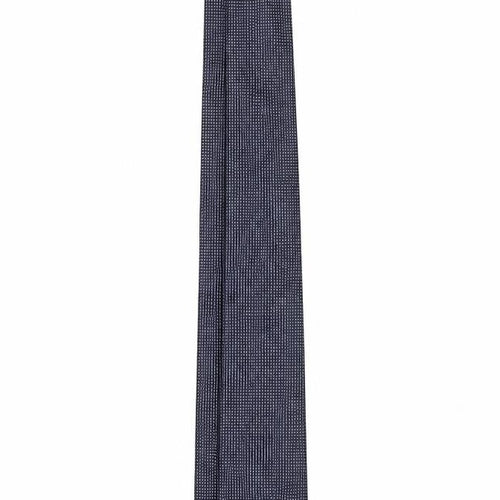 The Savile Row Company Men’s Blue Geometric 100% Silk Slim Tie