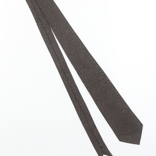 Taylor & Reece Men’s Brown Floral Slim Tie 176 Polyester Elegant Style