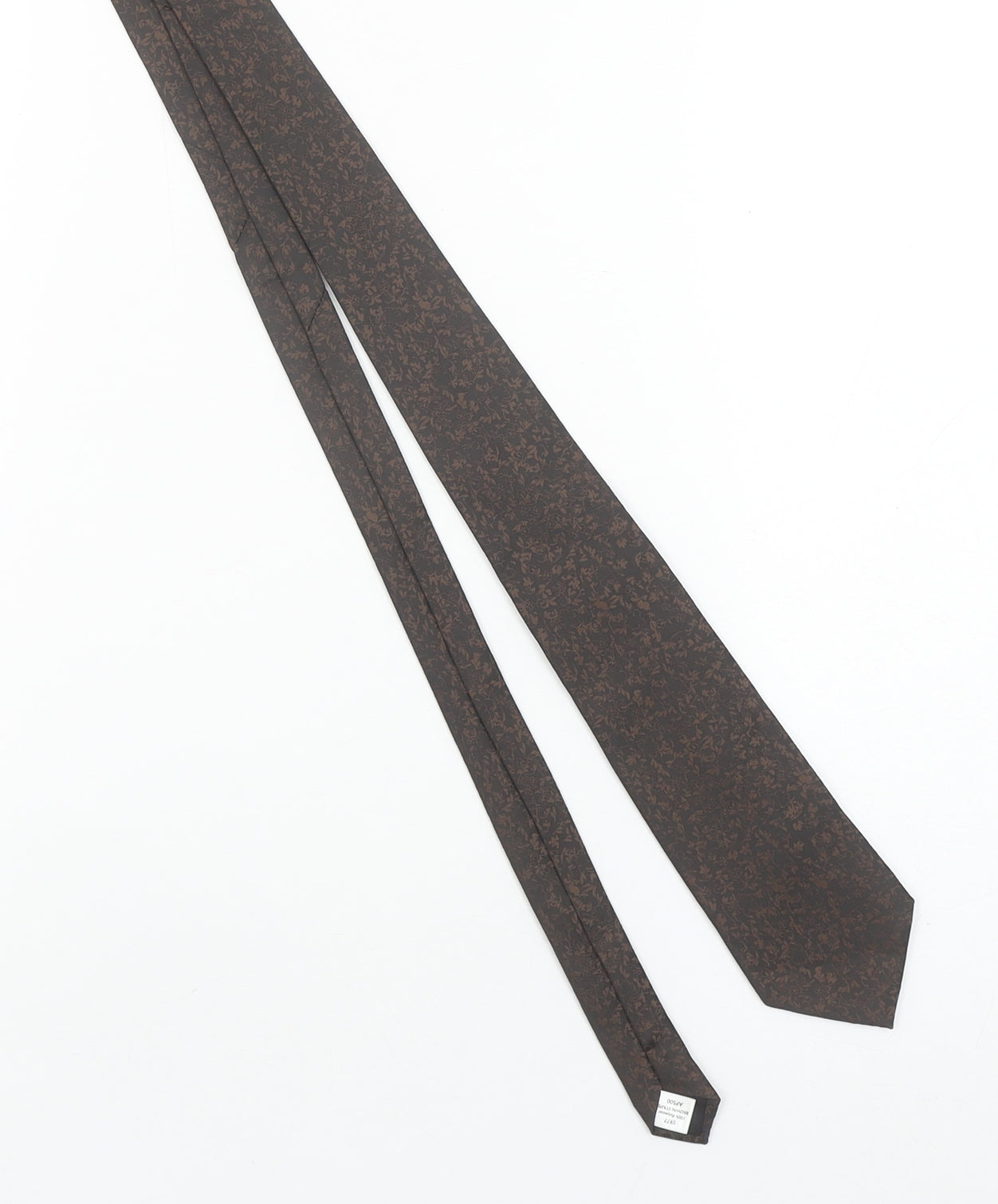 Taylor & Reece Men’s Brown Floral Slim Tie 176 Polyester Elegant Style