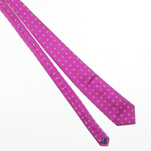 Charles Tyrwhitt Men's Purple Paisley Silk Tie