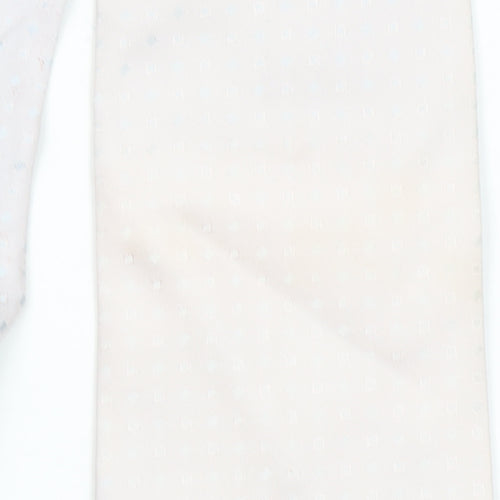 Salvatore Marforio Men's Ivory Silk Geometric Tie Made in Italy