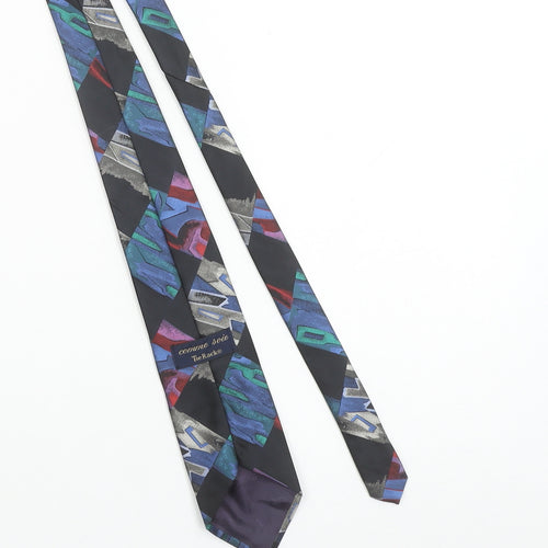 Tie Rack Men's Multicoloured Geometric Pointed Tie One Size