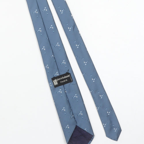 Pierre Balmain Paris Men's Blue Patterned Silk Tie