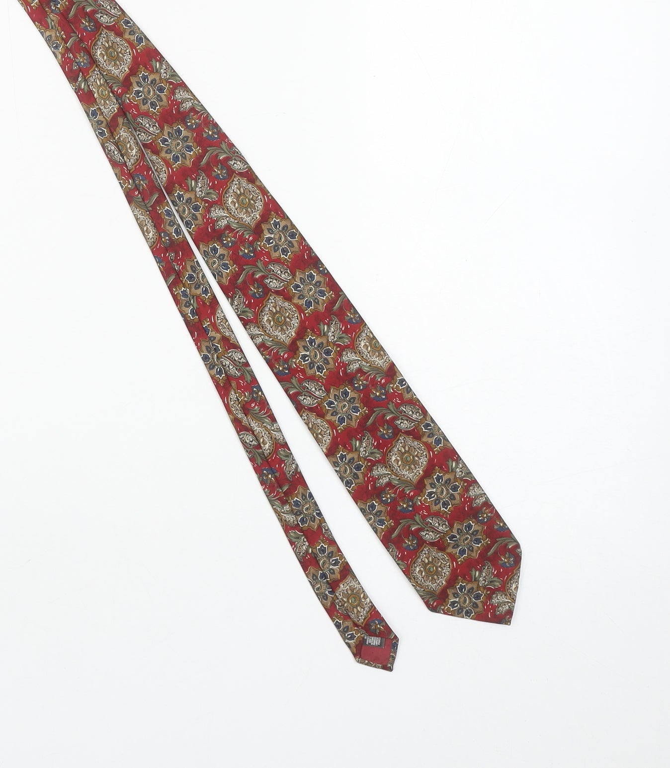 Marks and Spencer Men's Red Paisley Silk Tie