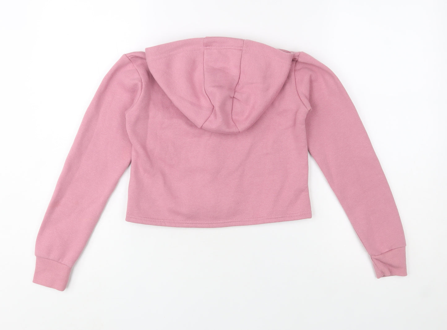 Sonneti Girls Pink Full Zip Hoodie Size 10-11 Years Cotton Blend