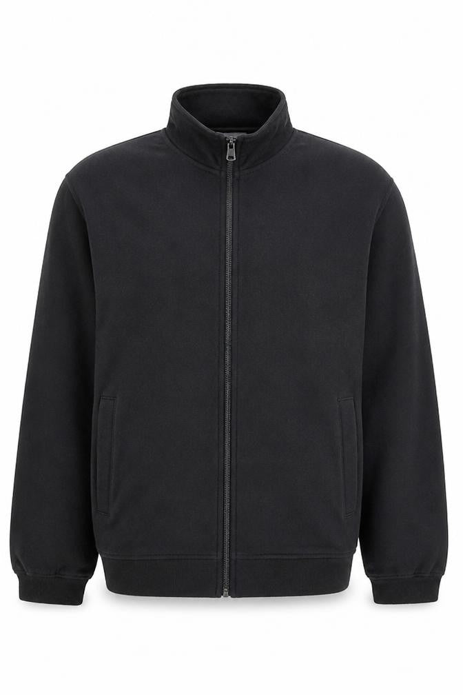 Gelert Men's Black Fleece Full Zip Outdoor Jacket Size L