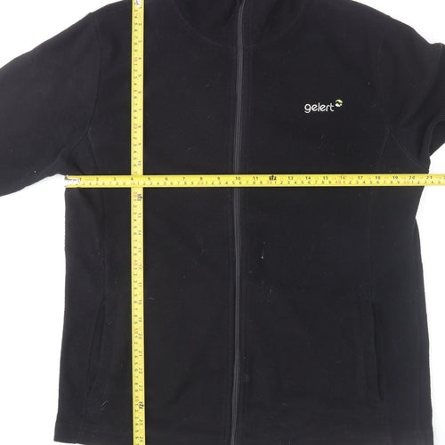 Gelert Men's Black Fleece Full Zip Outdoor Jacket Size L
