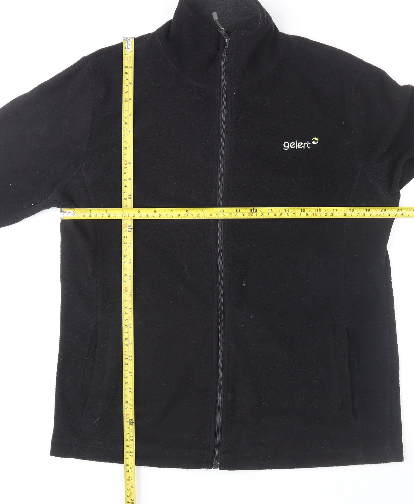 Gelert Men's Black Fleece Full Zip Outdoor Jacket Size L