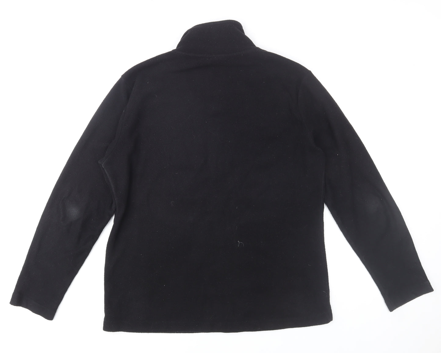 Gelert Men's Black Fleece Full Zip Outdoor Jacket Size L