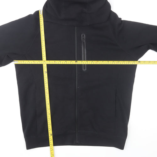 Uniqlo Men's Black L Active Stretch Softshell Hooded Jacket