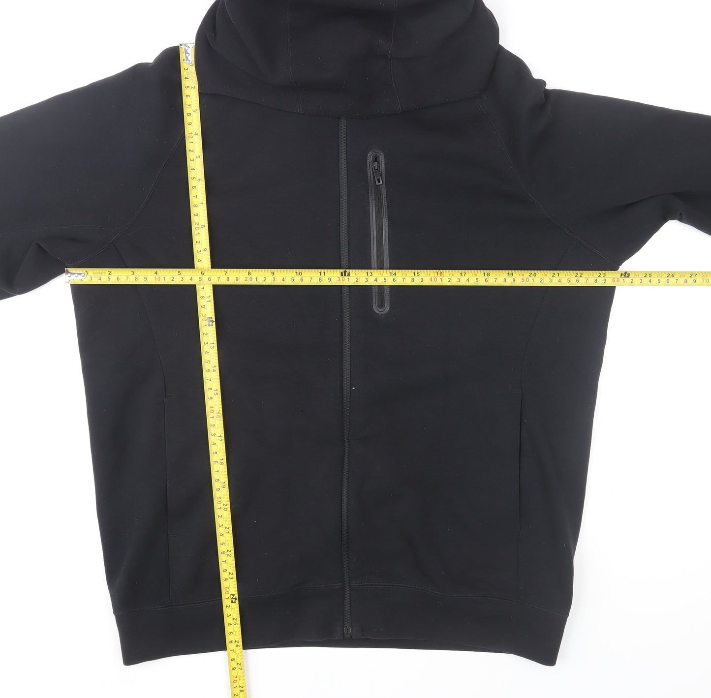 Uniqlo Men's Black L Active Stretch Softshell Hooded Jacket