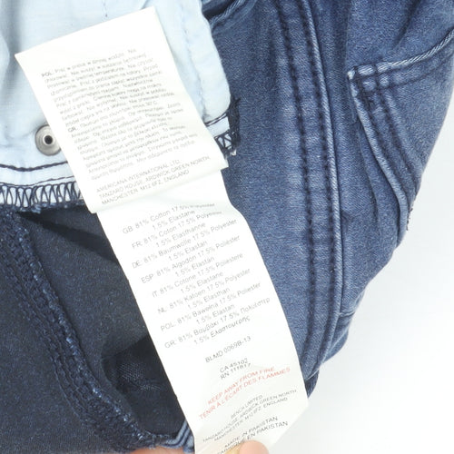 Bench Women’s Blue Skinny Stretch Jeans Size 10 W28 L32