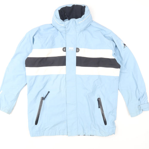Helly Hansen Girls Blue Waterproof Hooded Ski Jacket Size 14 Years