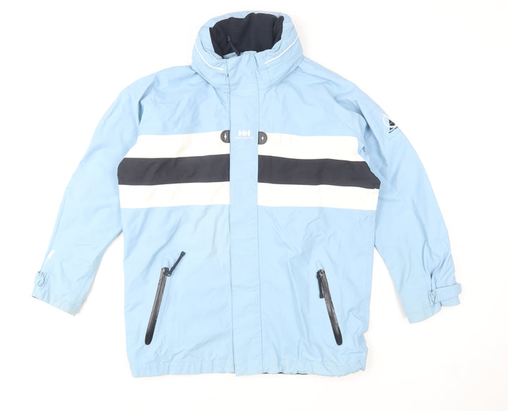 Helly Hansen Girls Blue Waterproof Hooded Ski Jacket Size 14 Years