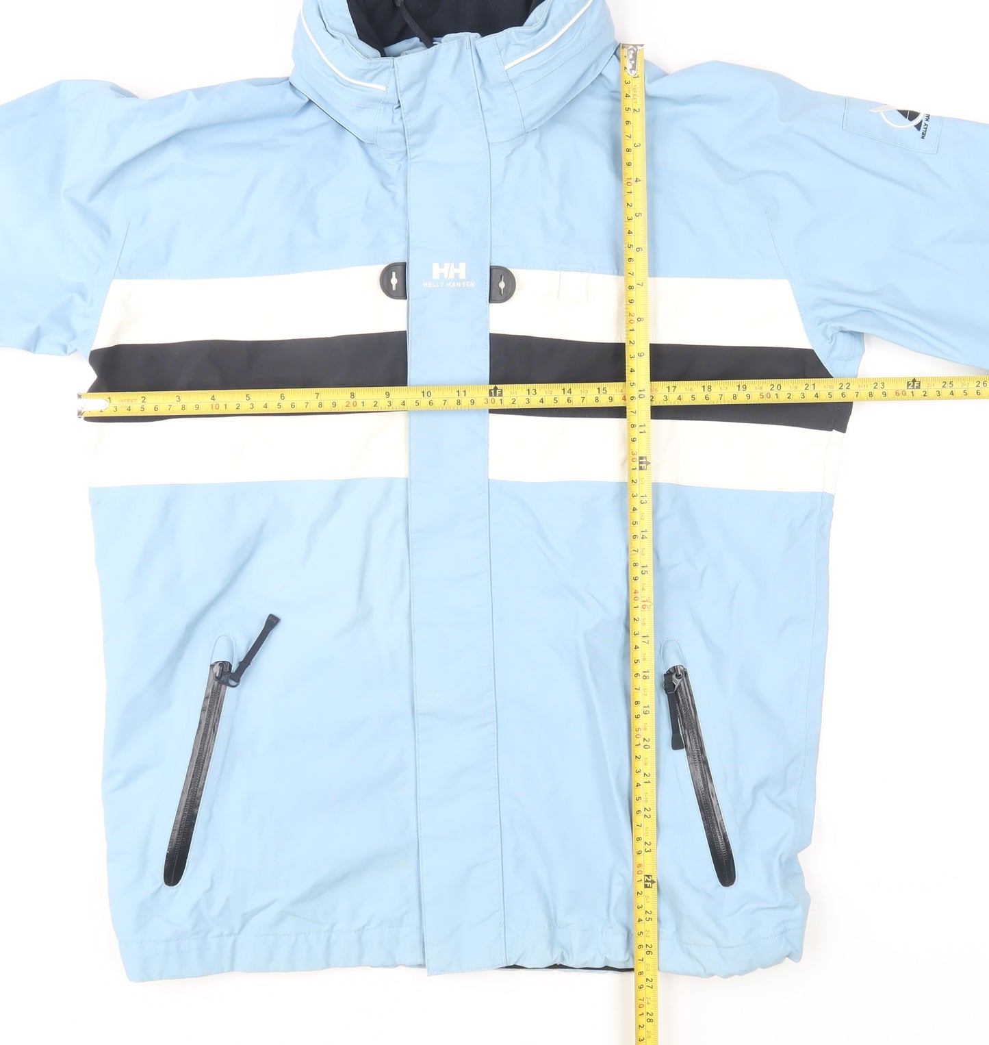 Helly Hansen Girls Blue Waterproof Hooded Ski Jacket Size 14 Years