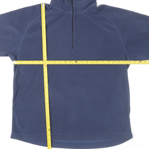 Craghoppers Mens Blue Fleece 1/2 Zip Pullover Sweatshirt Size L