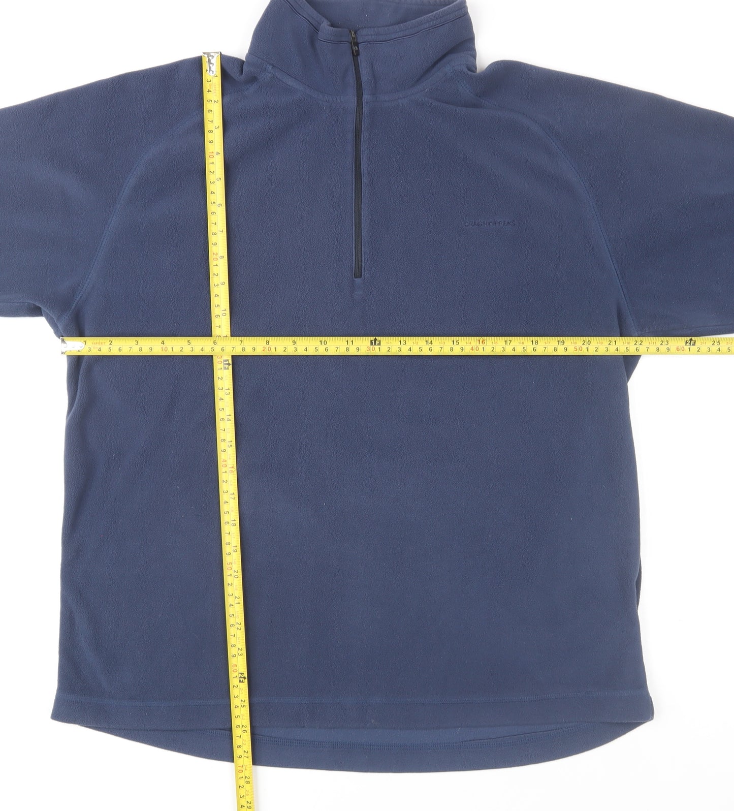 Craghoppers Mens Blue Fleece 1/2 Zip Pullover Sweatshirt Size L