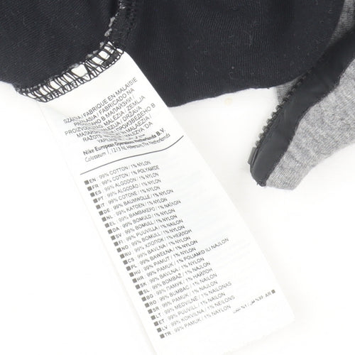 Nike Men's Grey Long Sleeve Pullover Sports T-Shirt Size S