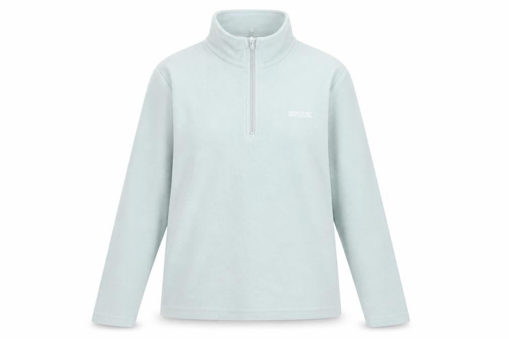 Regatta Women's Grey 1/4 Zip Fleece Sweatshirt UK 14