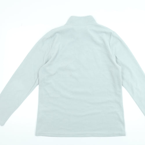 Regatta Women's Grey 1/4 Zip Fleece Sweatshirt UK 14
