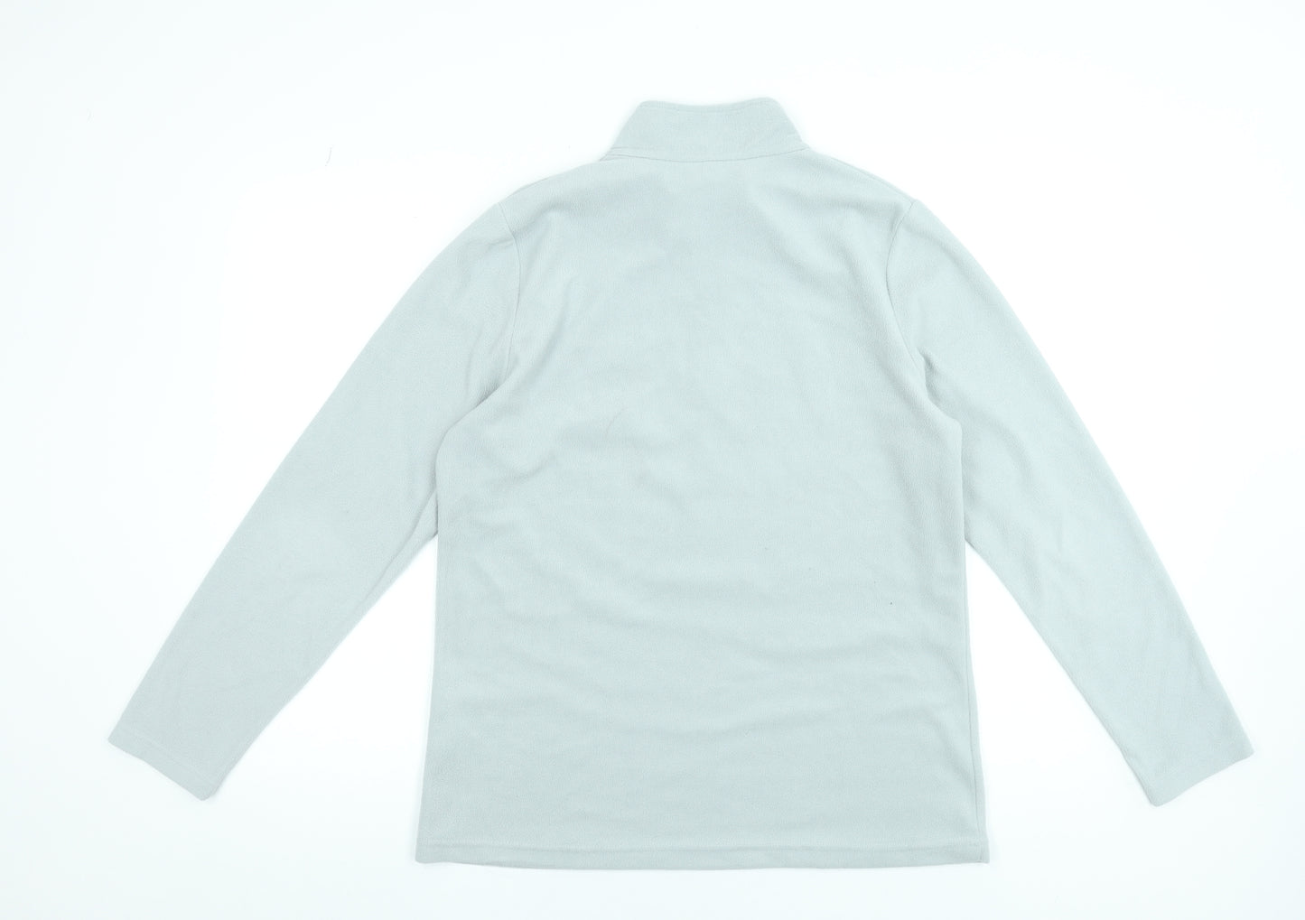 Regatta Women's Grey 1/4 Zip Fleece Sweatshirt UK 14
