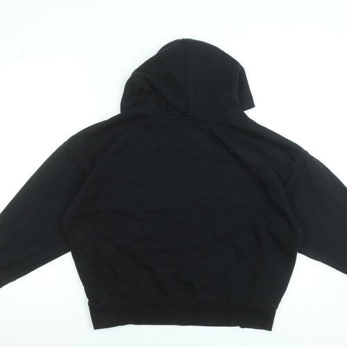 Jordan Girls Black XL 13-15 Years Pullover Hoodie with Gold Logo