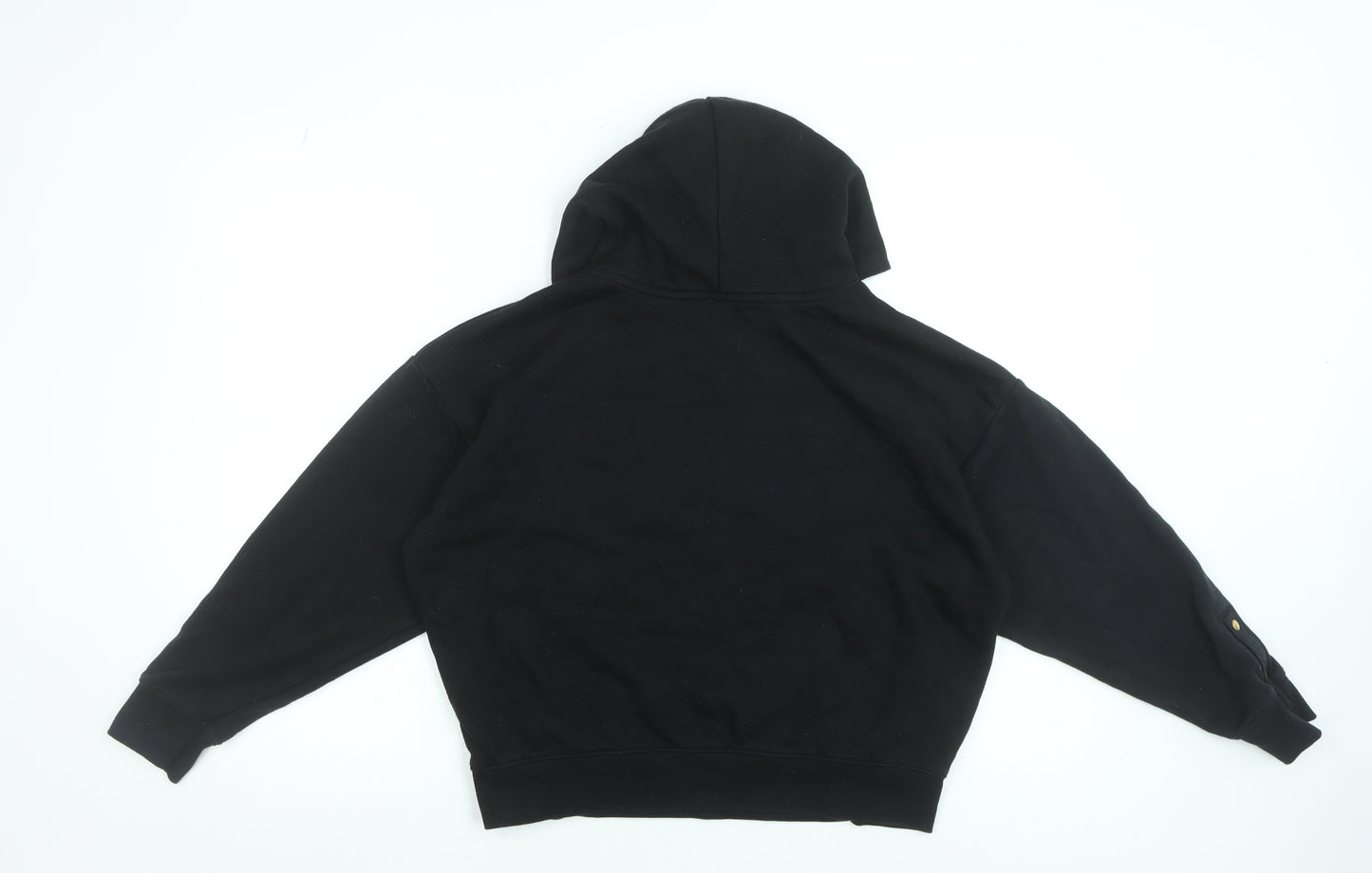Jordan Girls Black XL 13-15 Years Pullover Hoodie with Gold Logo
