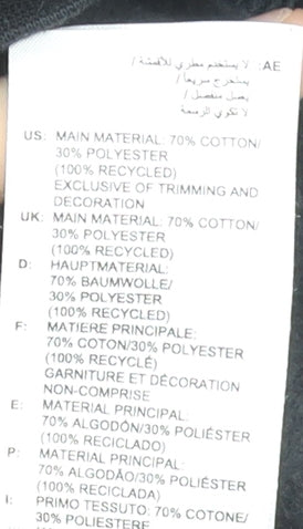 Adidas Boys Black Pullover Hoodie XL 15-16 Years Cotton Blend Logo