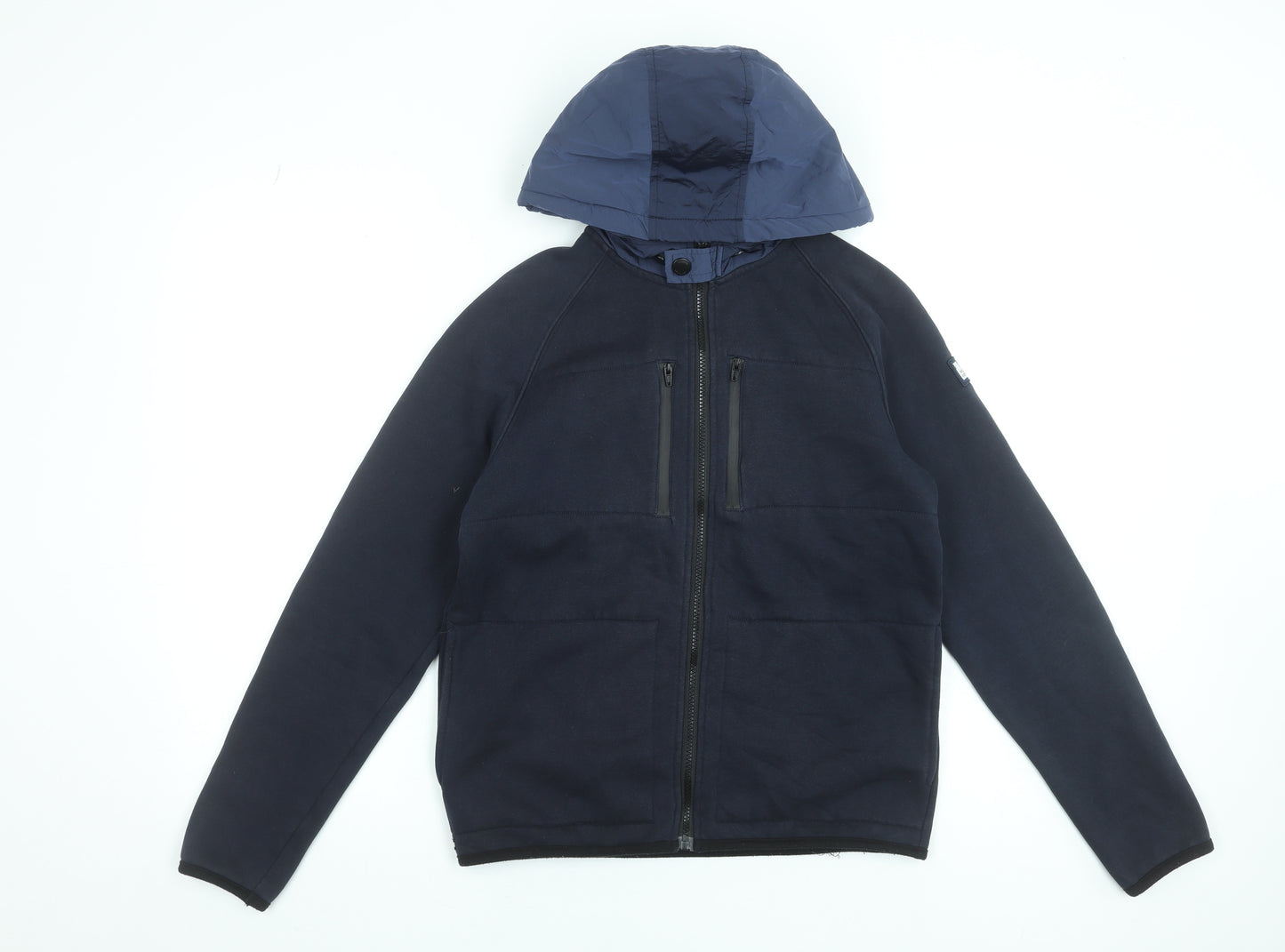 Weekend Offender Boys Blue Hooded Full Zip Jacket 13-14 Years