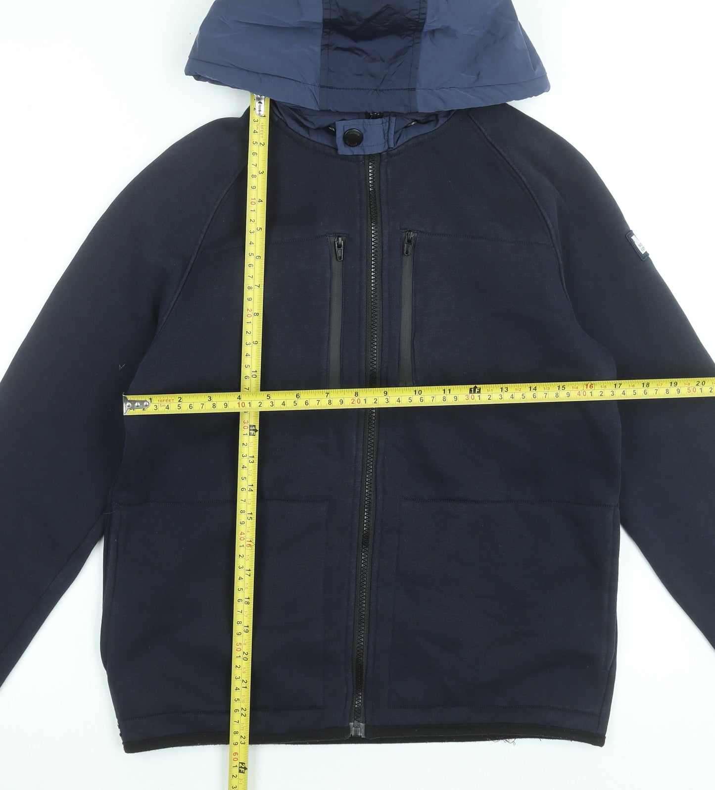 Weekend Offender Boys Blue Hooded Full Zip Jacket 13-14 Years