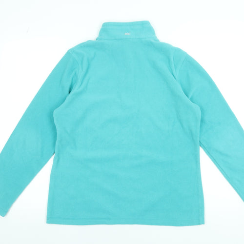 Regatta Great Outdoors Women’s Blue Fleece 1/4 Zip Sweatshirt UK 12