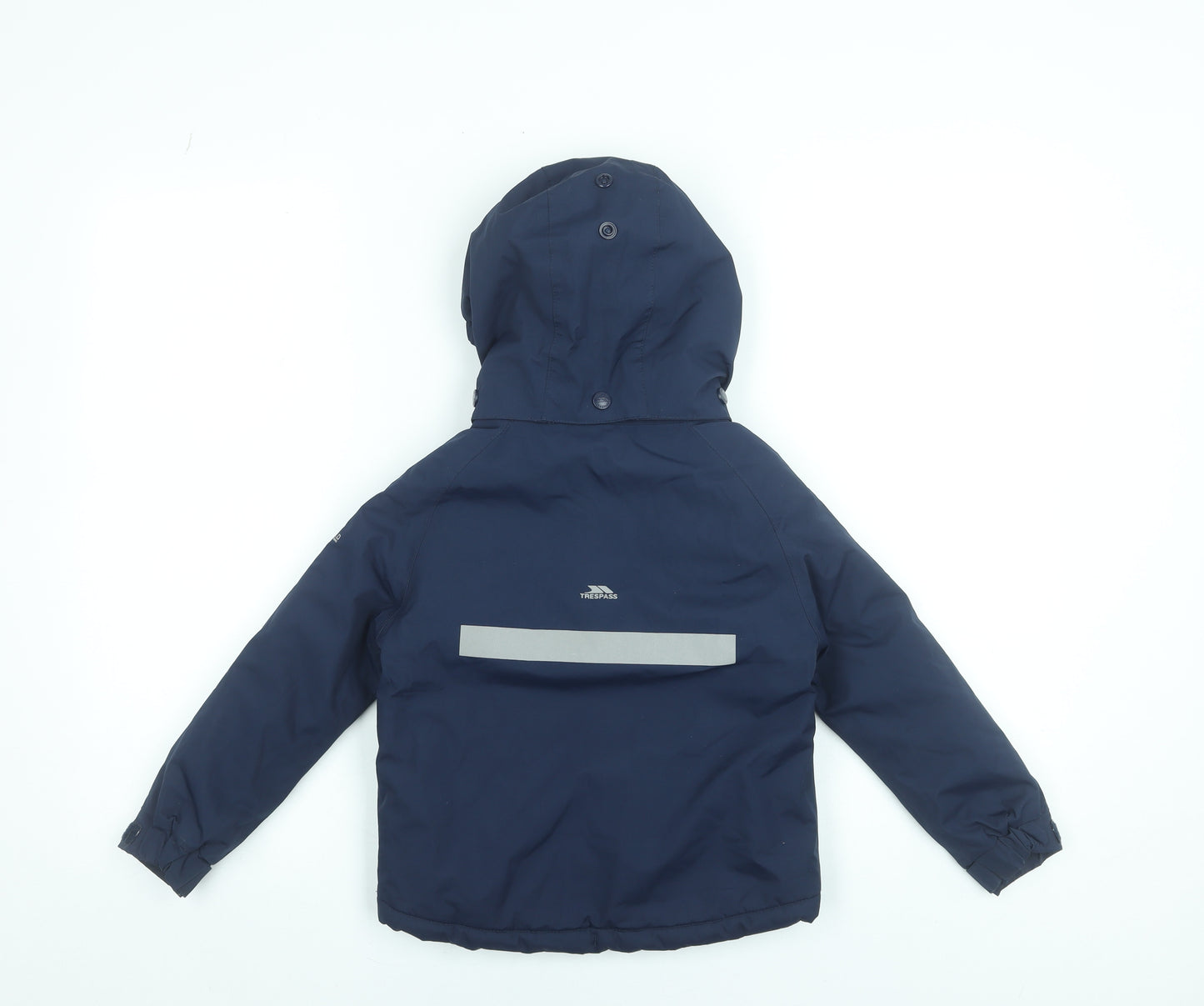 Trespass Boys Blue Waterproof Hooded Puffer Jacket 2-3 Years